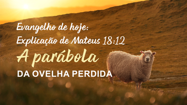 Evangelho de hoje: Explicação de Mateus 18:12 – A parábola da ovelha perdida
