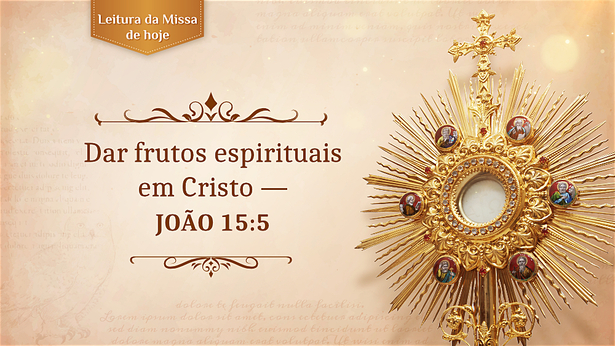 Dar frutos espirituais em Cristo — João 15:5